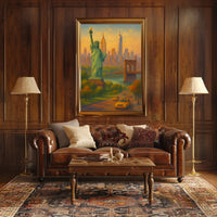 Iconic New York Cityscape Poster For Home Decor Lovers