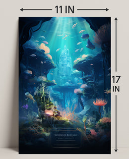 Enchanted Underwater Realm Poster