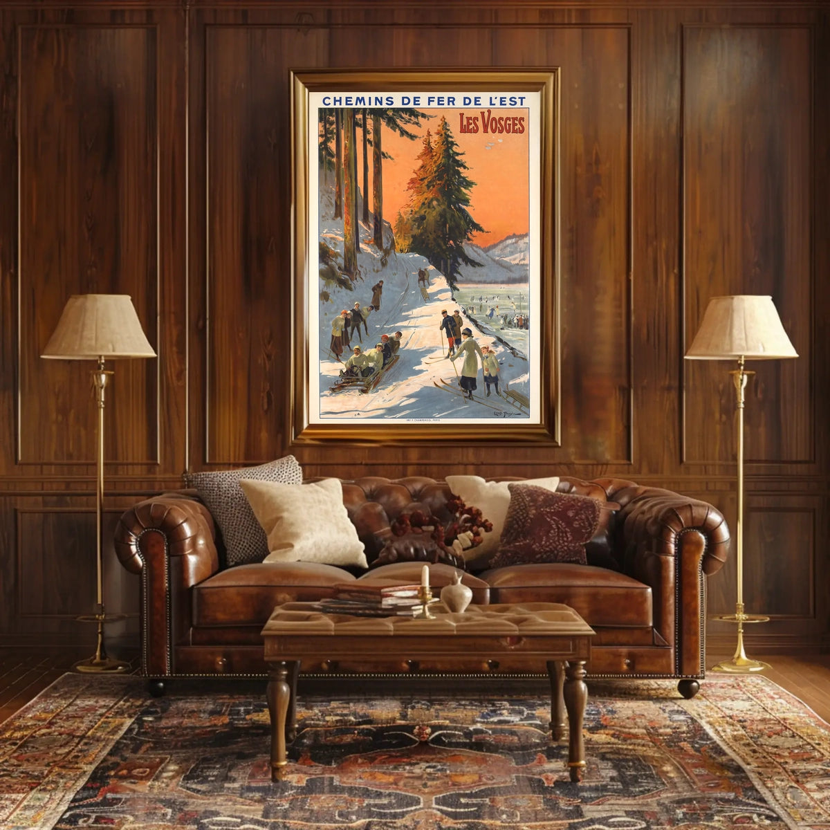 Winter Adventures In Les Vosges Poster