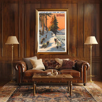 Winter Adventures In Les Vosges Poster