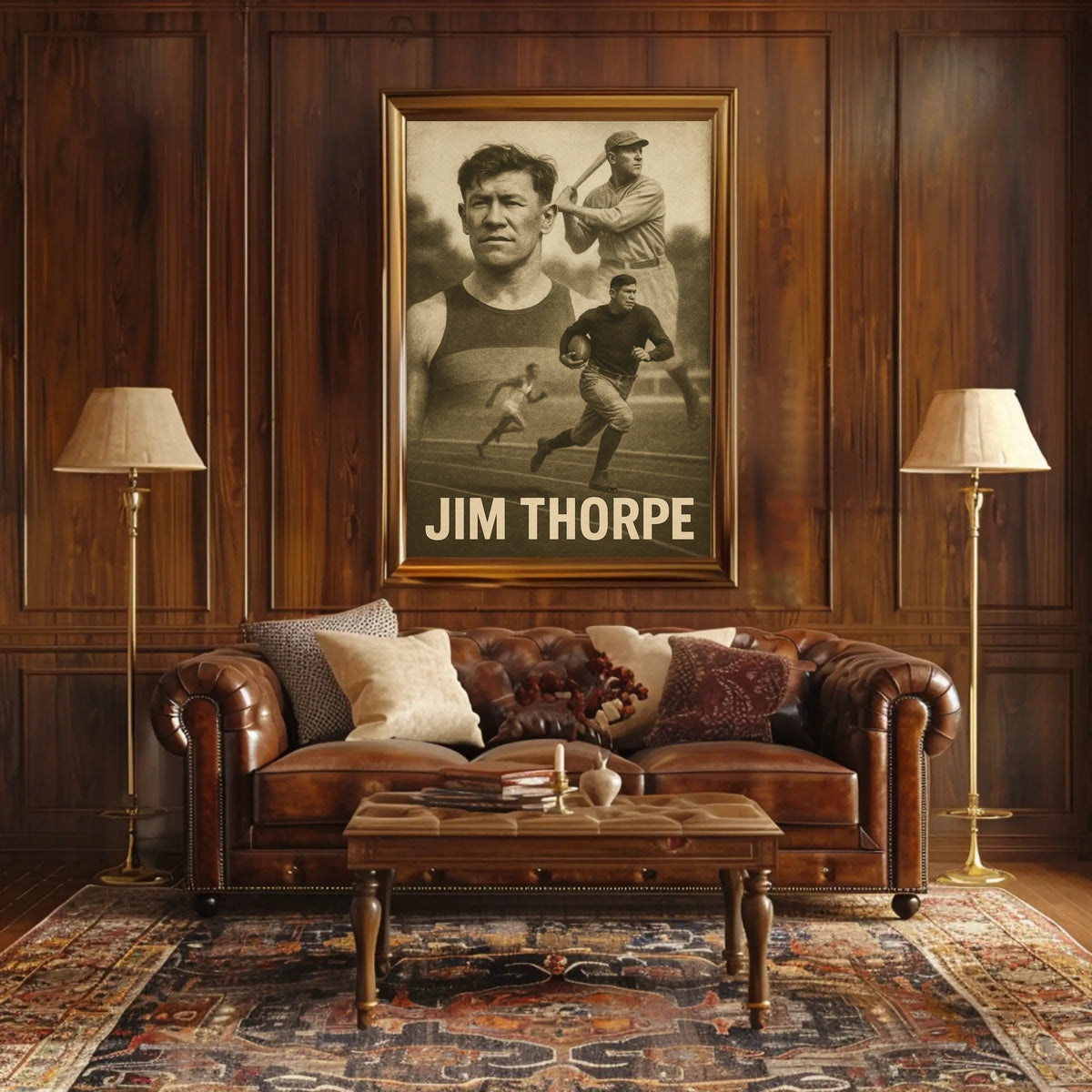 Jim Thorpe A Legendary Athlete Poster