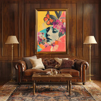 Floral Dreamscape Poster Vintage Botanical Wall Art