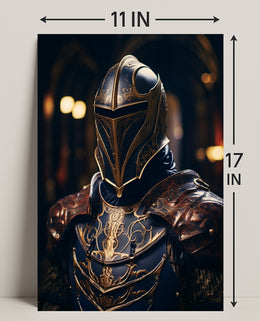 Knight In Shining Armor Poster PosterGoat