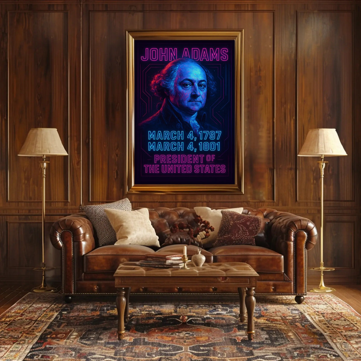 John Adams 2Nd President Poster