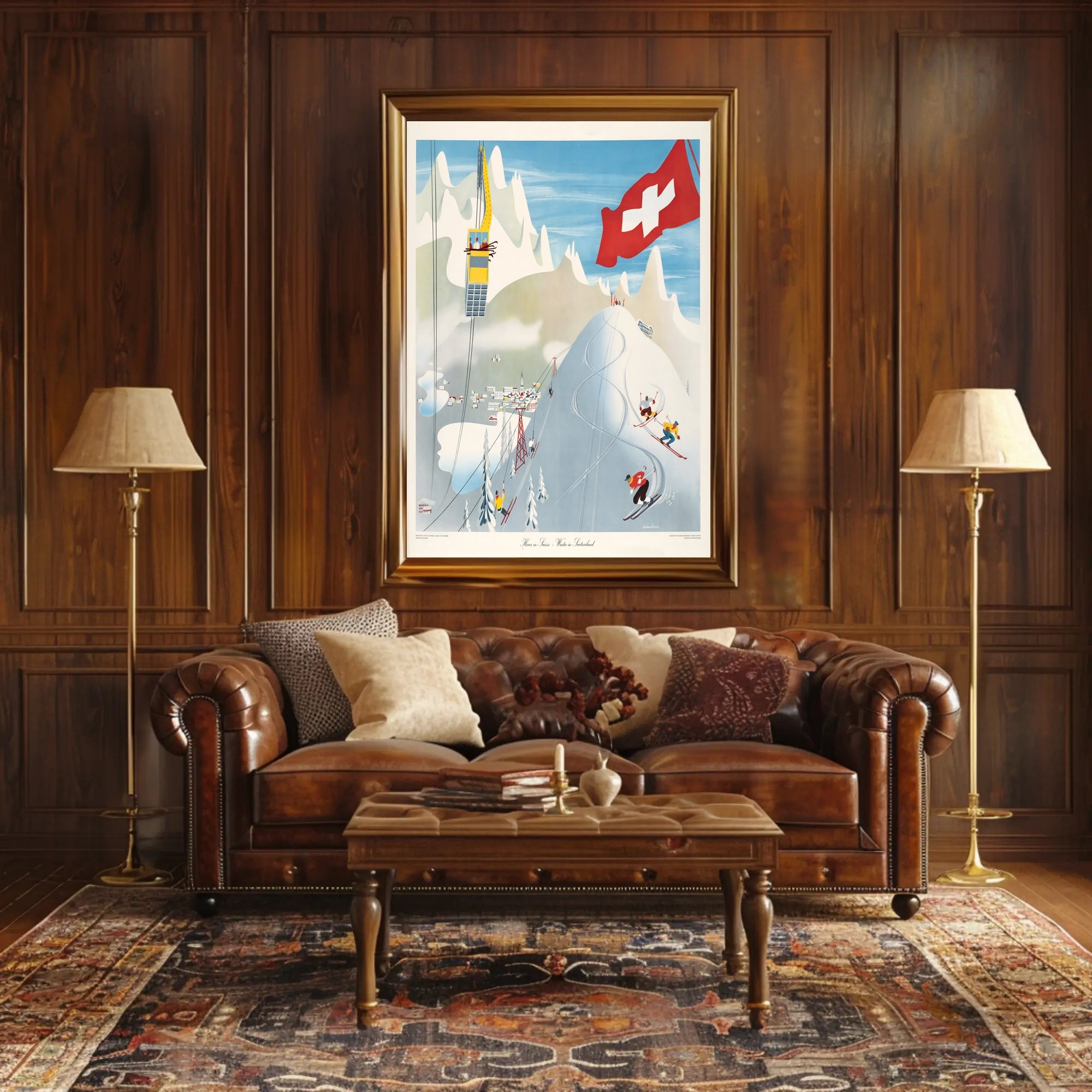 Winter in Switzerland Poster PosterGoat
