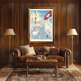 Winter in Switzerland Poster PosterGoat