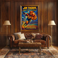 Jim Thorpe Legendary Athlete Poster