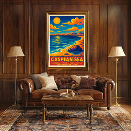 Caspian Sea Poster