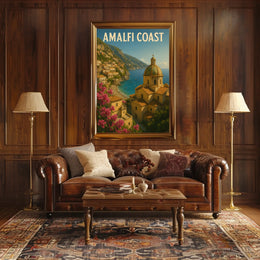 Amalfi Coast Poster Museum Quality Wall Art Print 18x24