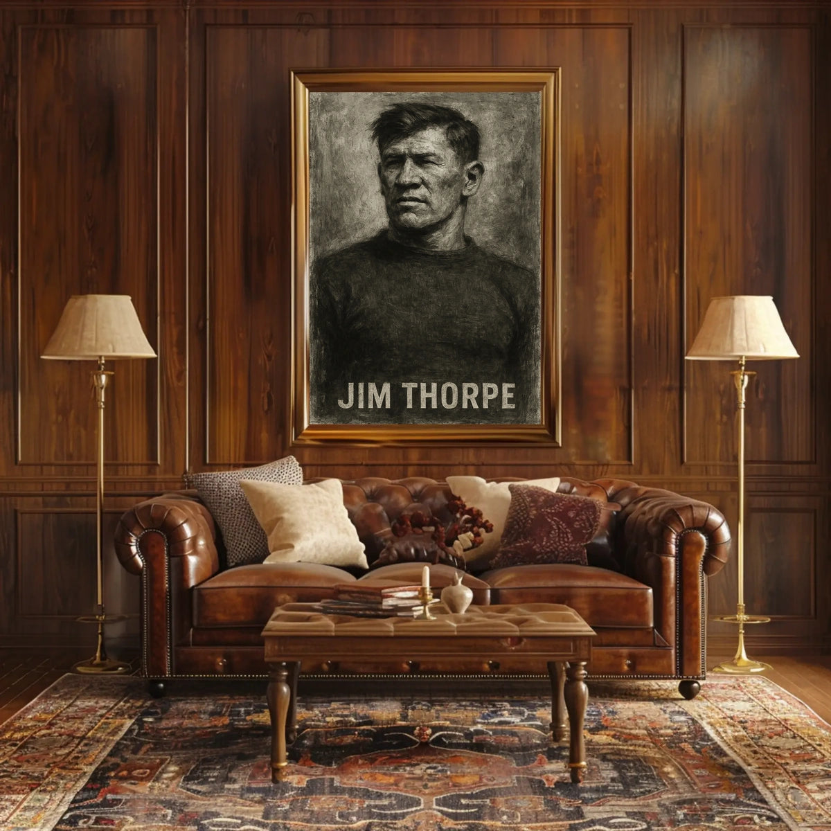 Jim Thorpe Portrait Poster