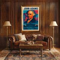 John Adams 2nd President Poster