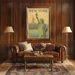 New York City Landmarks Poster