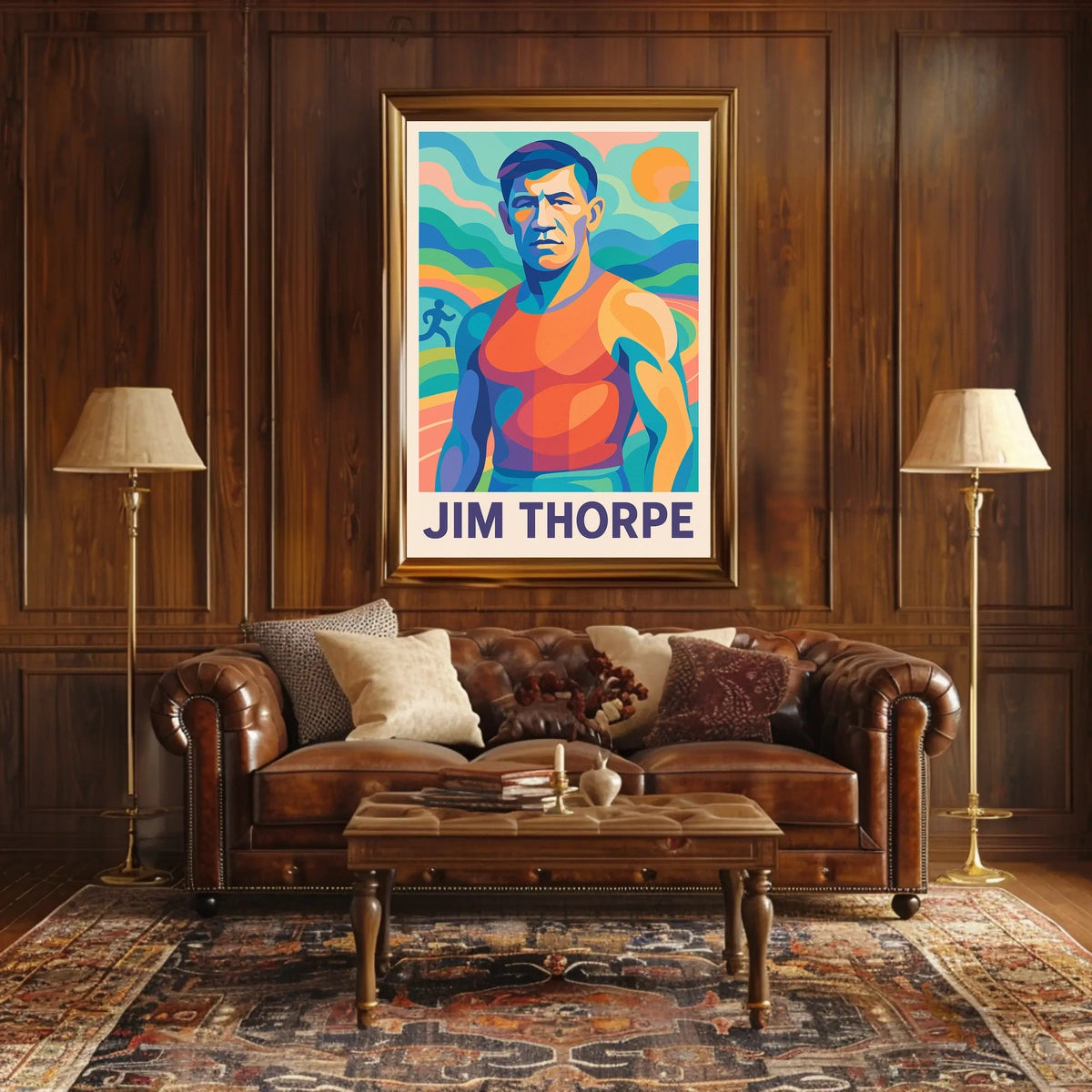 Jim Thorpe Athletic Legend Poster