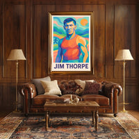 Jim Thorpe Athletic Legend Poster