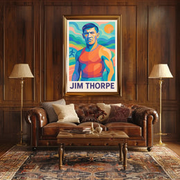 Jim Thorpe Athletic Legend Poster