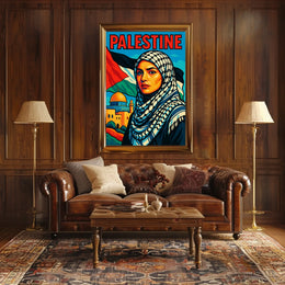 Palestine A Symbolic Tribute Poster