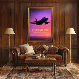 Lockheed ES-3A Shadow Electro-Lux Poster PosterGoat
