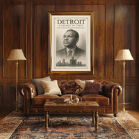 Detroit A Legacy in Lines Poster