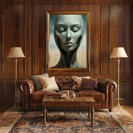 Ethereal Serenity In The Desert Poster