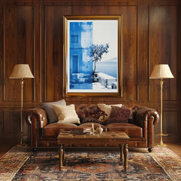 Serene Coastal Reflection Poster