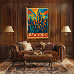 New York Skyline Art Poster