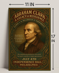 Revolutionary Patriot at Independence Hall Historical or Presidential Poster