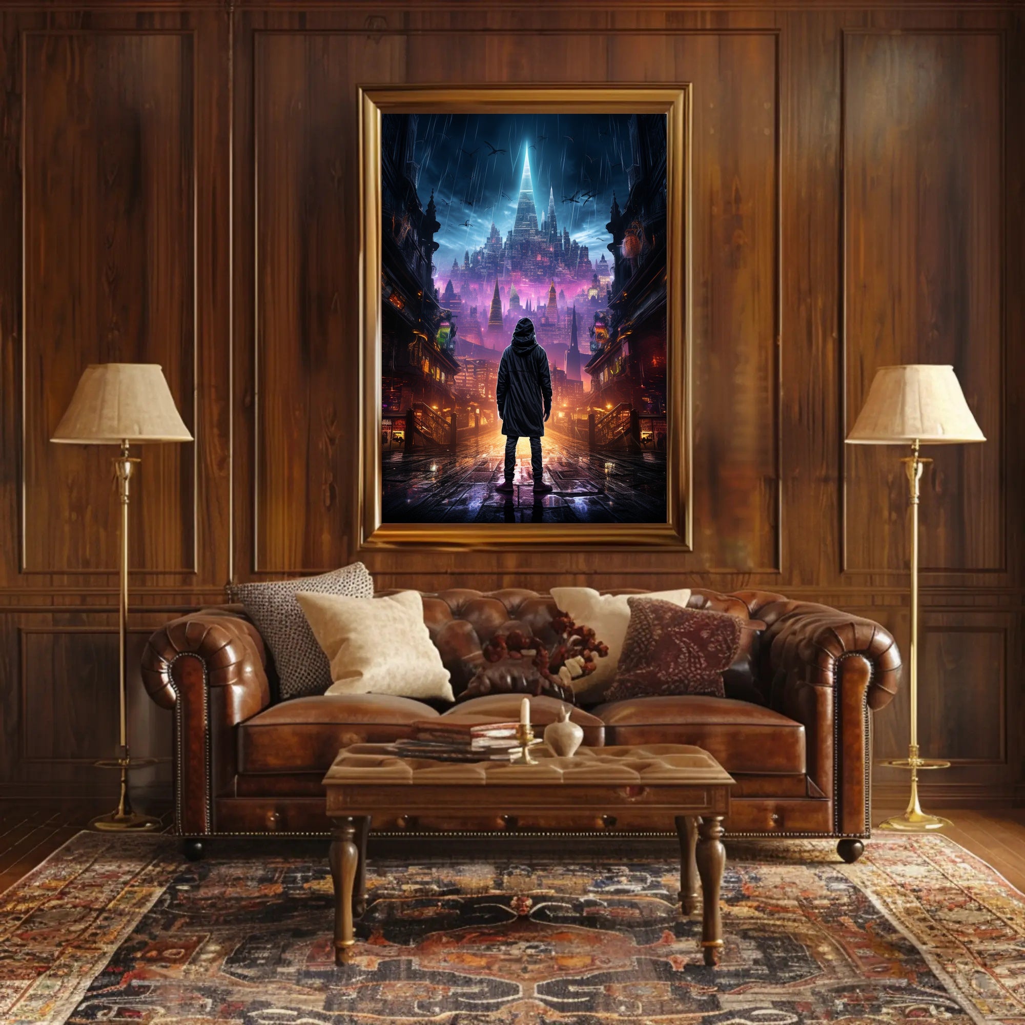 Journey To The Neon City Poster