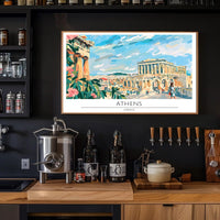 Athens Travel Poster