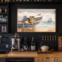 Coastal Fishermen Poster