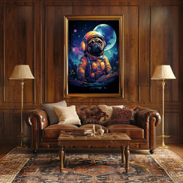 Cosmic Canine Adventure Poster