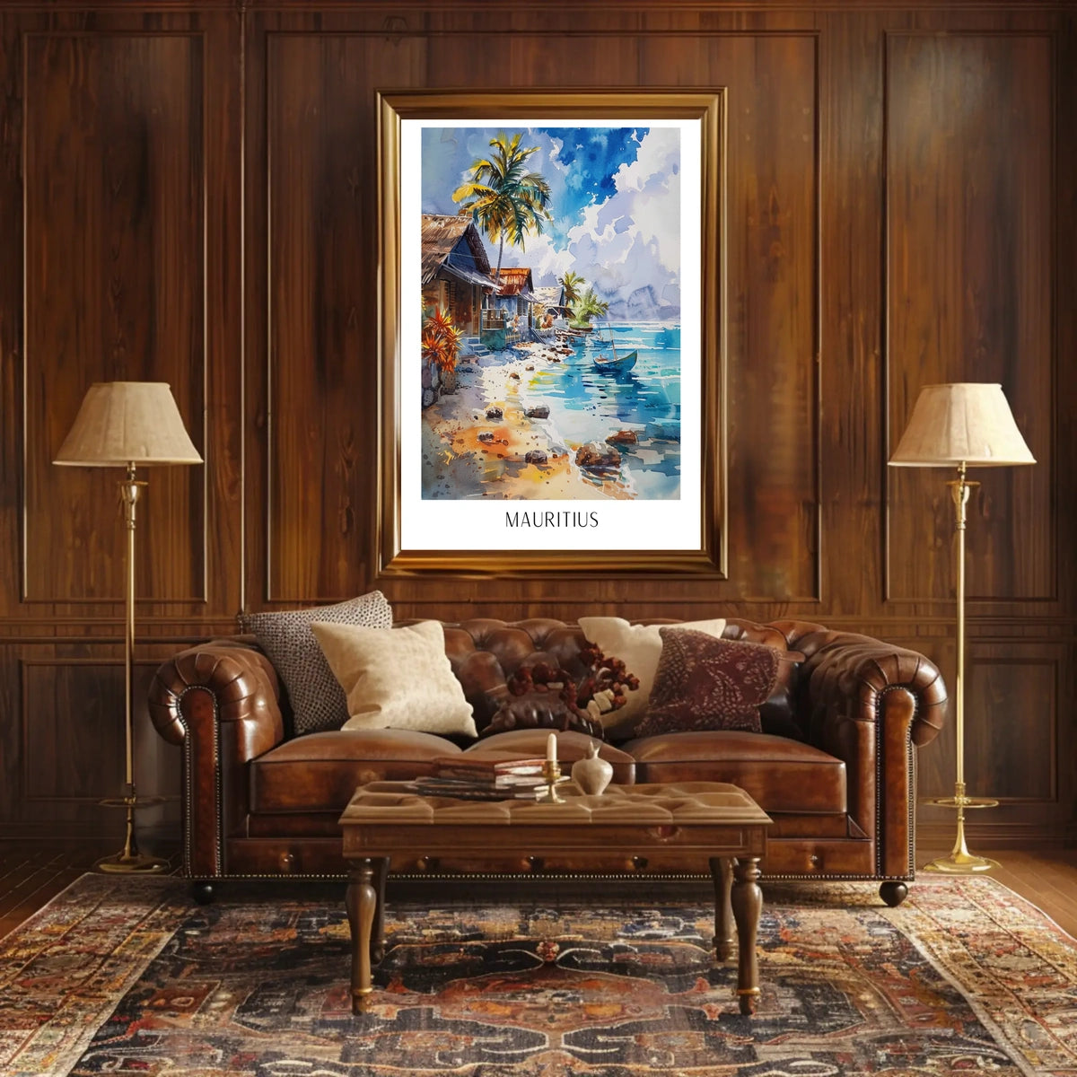 Tropical Paradise of Mauritius Poster