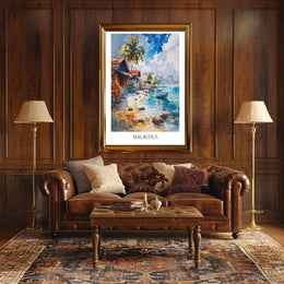 Tropical Paradise of Mauritius Poster