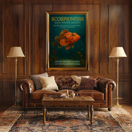 Scorpionfish Salt Water Beauty Poster