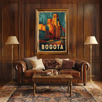 Bogota Cityscape Poster