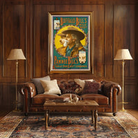 Buffalo Bill's Wild West Show Vintage Poster Print
