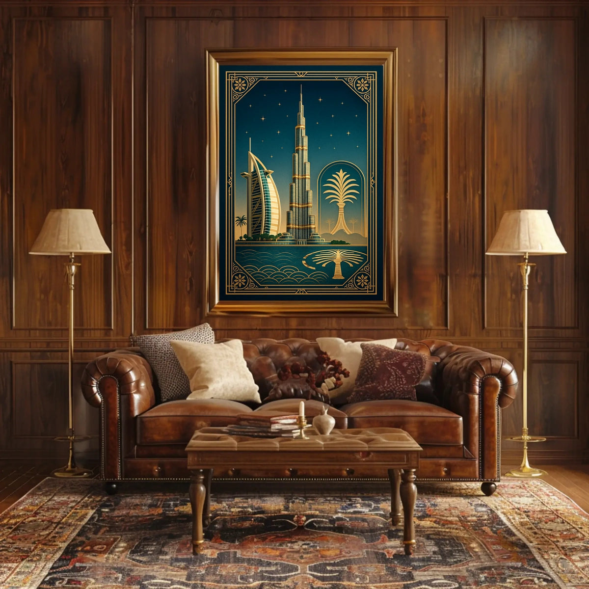 Art Deco Dubai Poster