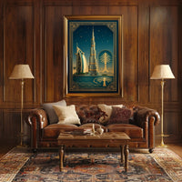 Art Deco Dubai Poster