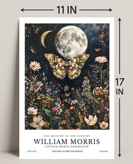 William Morris Celestial Nature Vintage Artistic Poster
