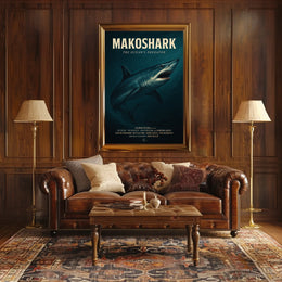 Makoshark The Oceans Predator Poster