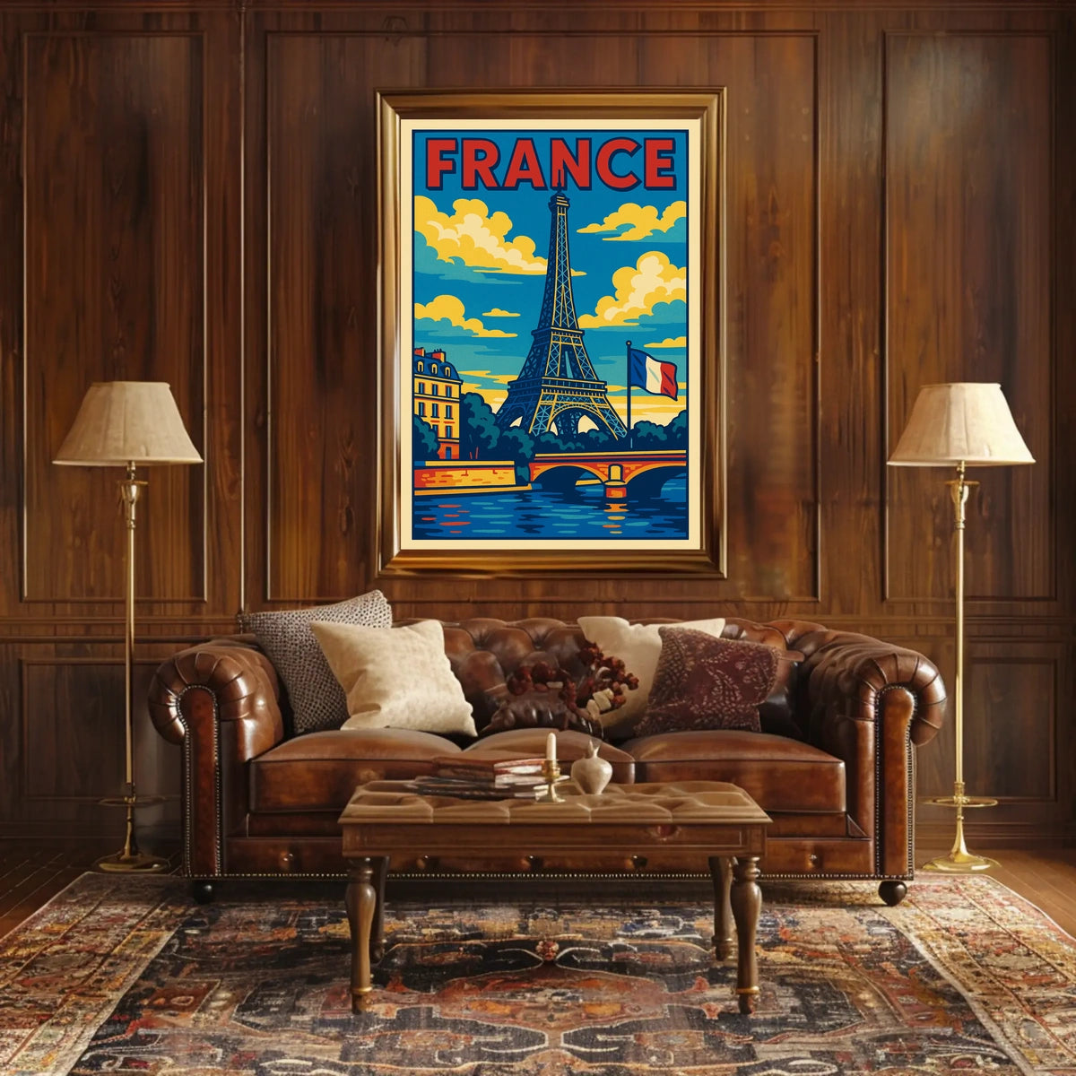France Travel Poster