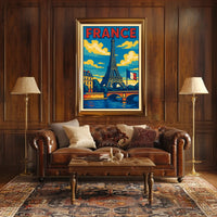 France Travel Poster