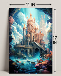 Enchanted Castle By The Sea Poster