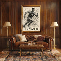 Jim Thorpe Legendary Athlete Poster