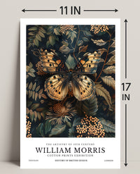 William Morris Botanical Artistry Exhibition Artistic Poster