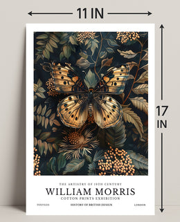 William Morris Botanical Artistry Exhibition Artistic Poster