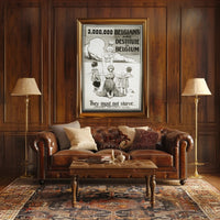 Belgium Relief Effort Compassionate Propaganda Poster PosterGoat