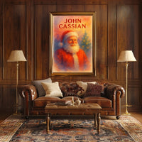 Santa Claus Holiday Cheer Christmas Cultural Poster