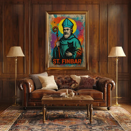 St. Finbar Street Art Poster