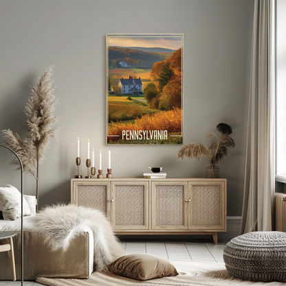 Vintage Poster - Pennsylvania United States