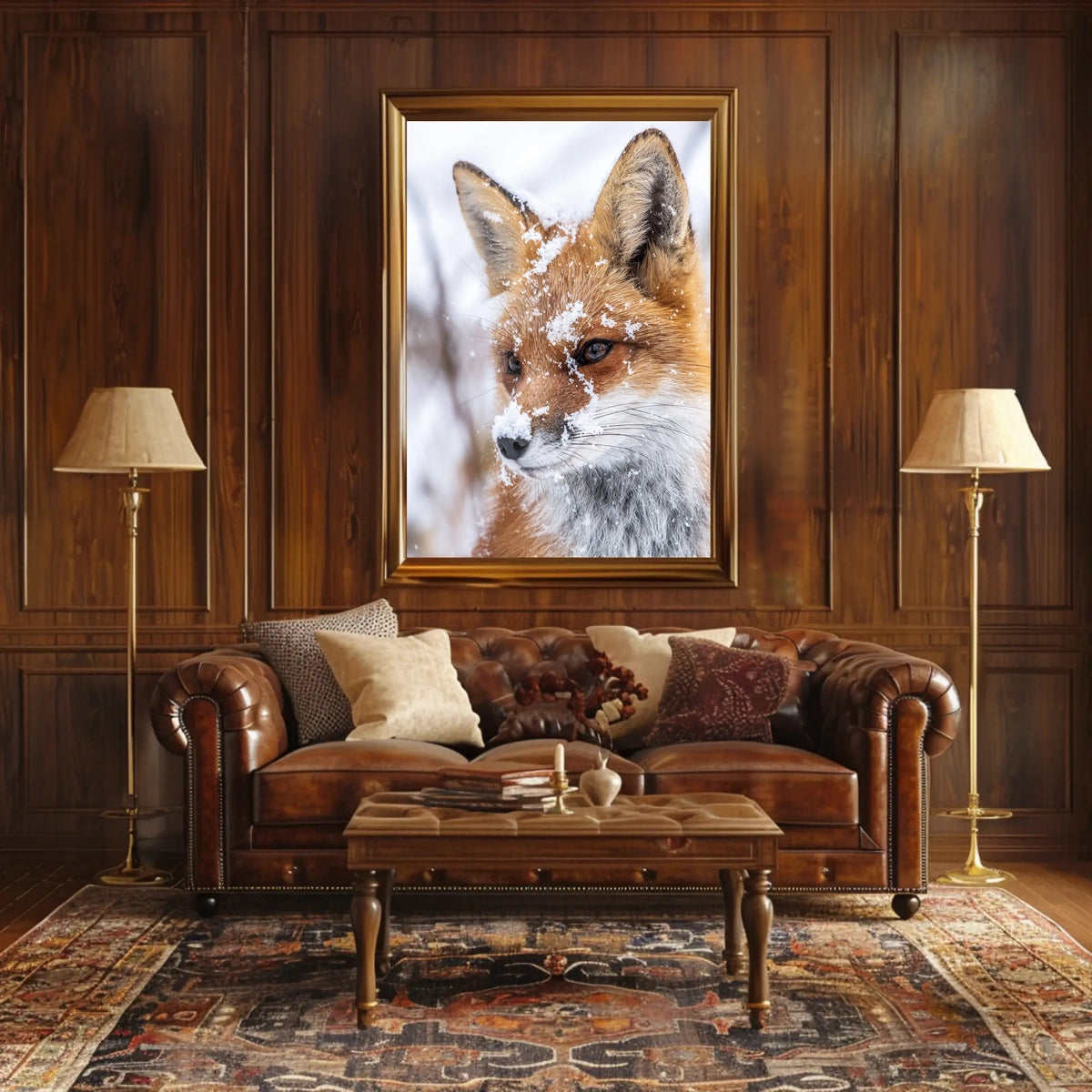 Winter Fox Poster